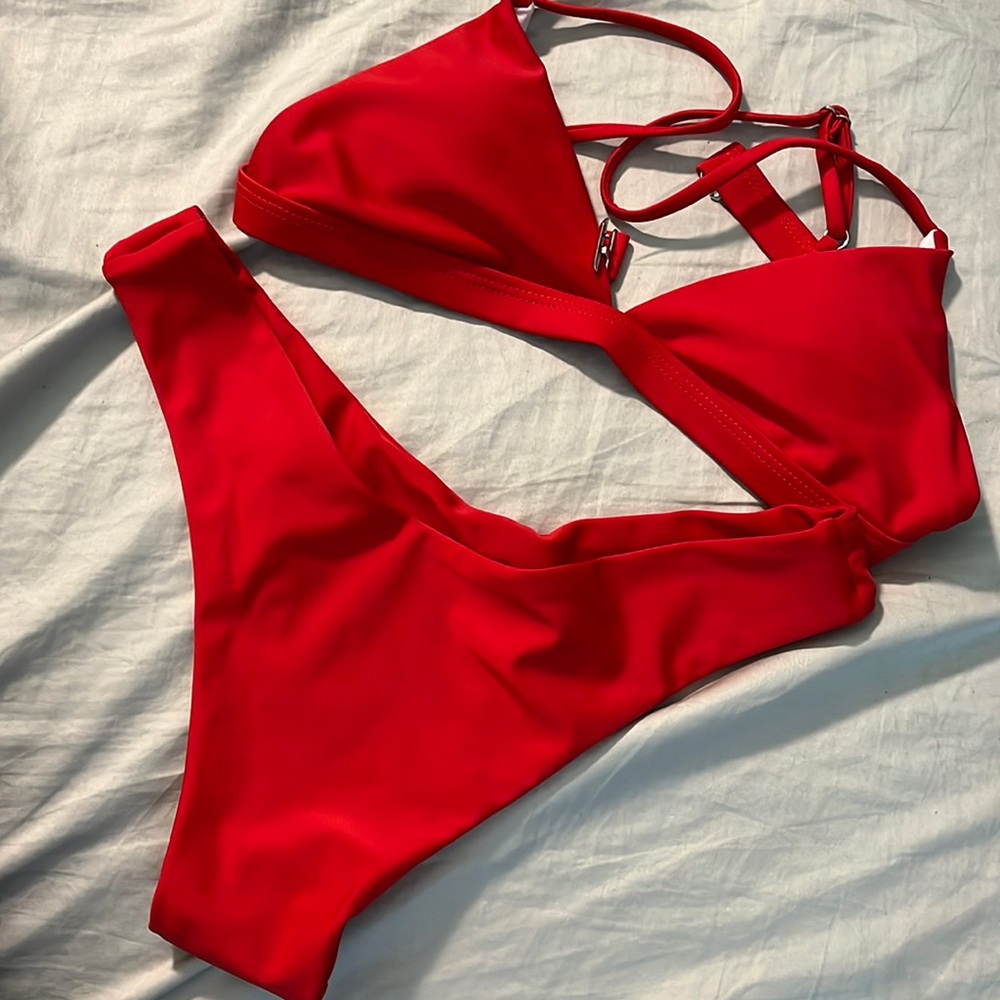 Red bikini thong/triangle